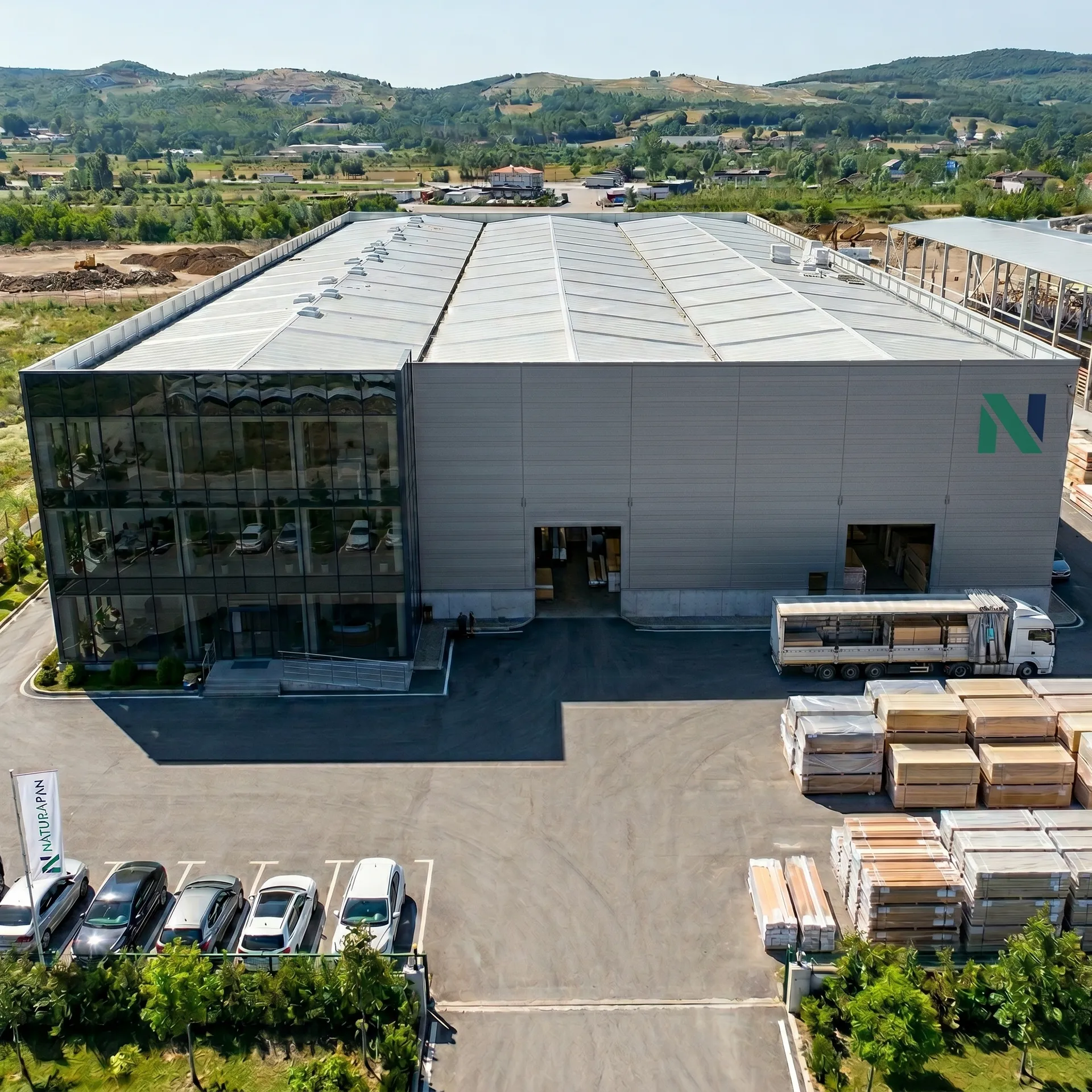Naturapan MDF wall panel and skirting board manufacturing facility